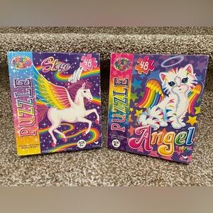 Lisa Frank Rainbow Puzzle Set - Sky & Angel